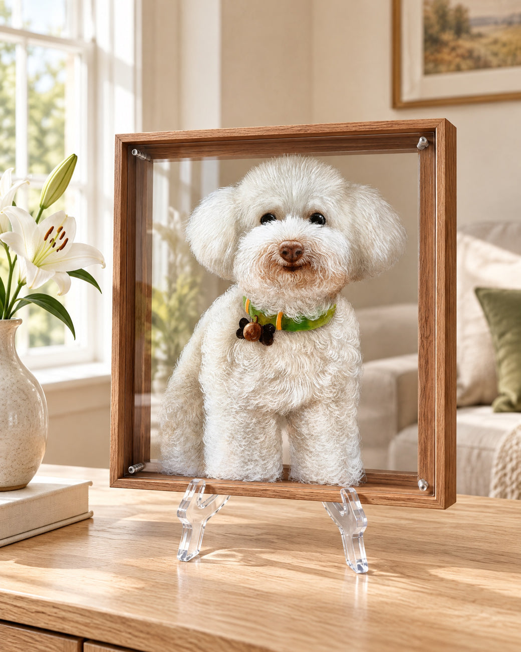 Bespoke Custom Acrylic Pet Portrait – main