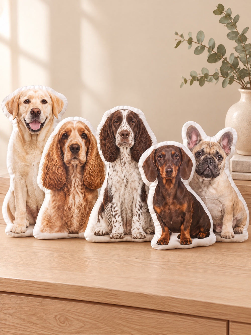 Bespoke Custom Shaped Pet Photo Pillow – dog gallery