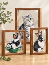 Bespoke Custom Acrylic Pet Portrait – cat small pet gallery