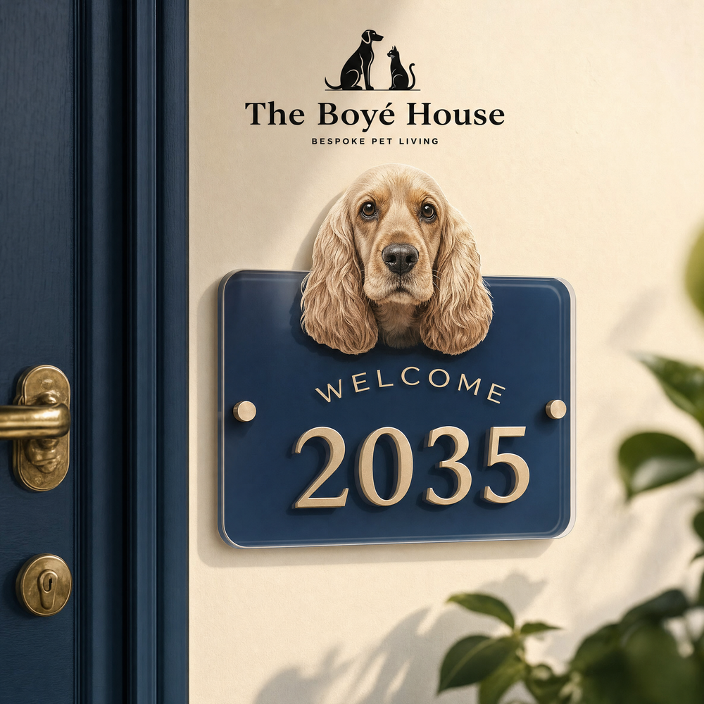 Bespoke Pet Family House Nameplate | The Perfect Housewarming Gift