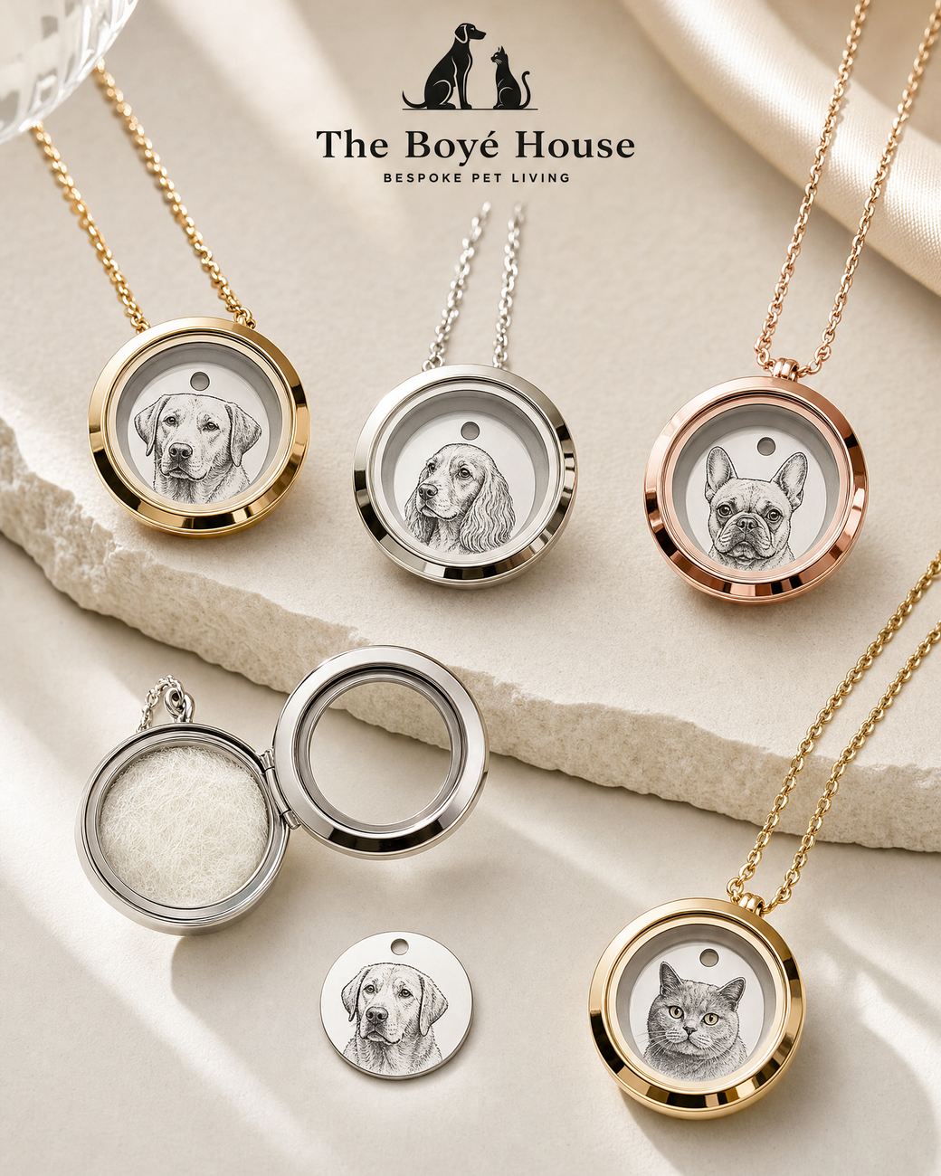 Custom Pet Portrait Dual-Chain Bracelet - Engraved Titanium Steel Memorial Jewelry, Personalized Dog Cat Photo Charm, Loss of Pet Remembrance Keepsake Gift