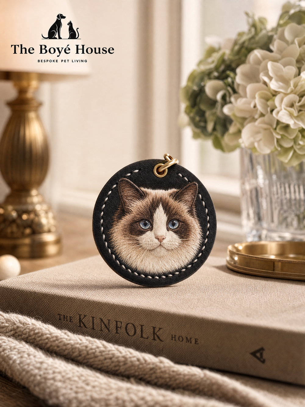 Bespoke Hand-Carved Leather Pet Portrait Charm - Premium Italian Full-Grain Leather Artisan Keepsake, Custom Dog & Cat Portrait Bag Charm & Bedside Ornament