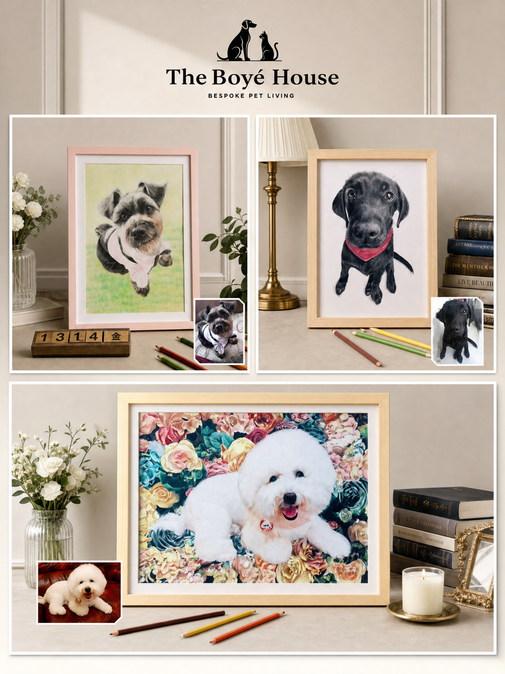 Commissioned Pet Portrait Drawing | The Ultimate Personalised Memorial Gift