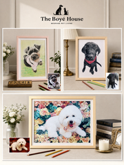 Commissioned Pet Portrait Drawing | The Ultimate Personalised Memorial Gift