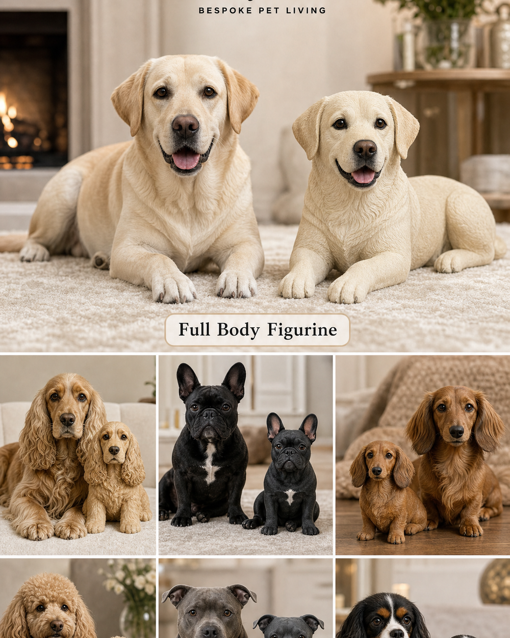 Bespoke Hand-Sculpted Wool Felt Pet Trophy | Beautiful Keepsake Wall Art