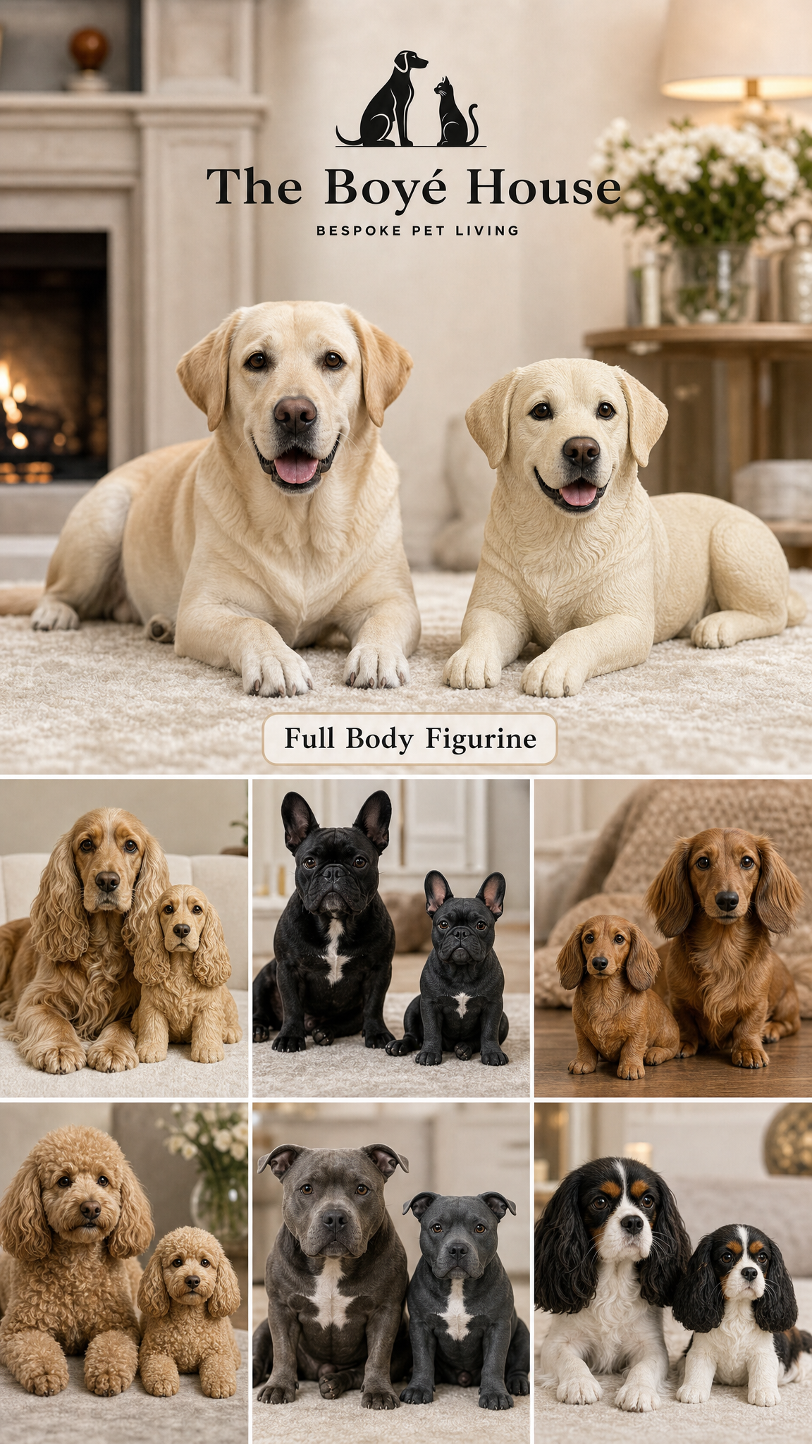 Bespoke Hand-Sculpted Wool Felt Pet Trophy | Beautiful Keepsake Wall Art