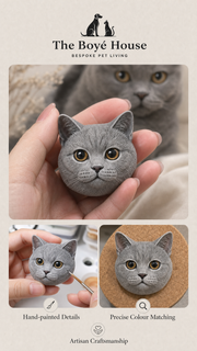Bespoke Hand-Sculpted Wool Felt Pet Trophy | Beautiful Keepsake Wall Art