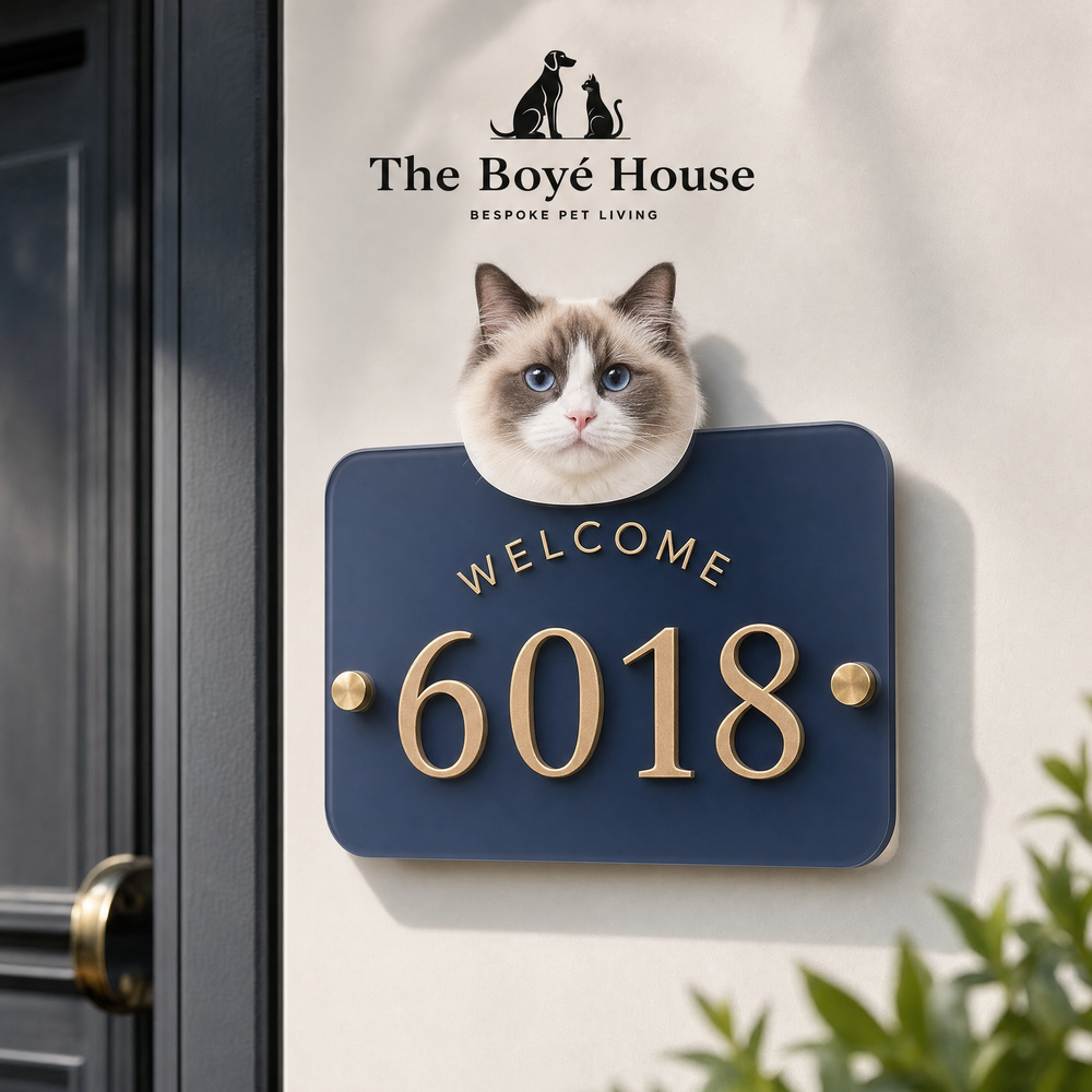 Bespoke Pet Family House Nameplate | The Perfect Housewarming Gift