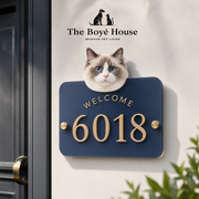 Bespoke Pet Family House Nameplate | The Perfect Housewarming Gift