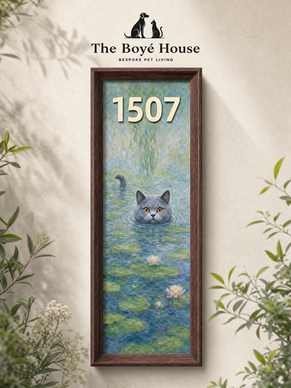 Bespoke Pet Family House Nameplate | The Perfect Housewarming Gift