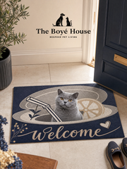 The Personalised Muddy Paws Dirt-Trapper Doormat | Custom Pet Name Mat