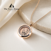 Custom Pet Portrait Dual-Chain Bracelet - Engraved Titanium Steel Memorial Jewelry, Personalized Dog Cat Photo Charm, Loss of Pet Remembrance Keepsake Gift