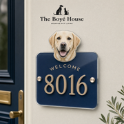 Bespoke Pet Family House Nameplate | The Perfect Housewarming Gift