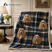 The "Twining & Snuggling" Personalised Blanket Set for People & Pets
