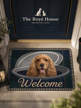 Custom Pet Canister Wire Loop Doormat | Heavy-Duty Mud Trapper Door Mat with Anti-Slip Rubber Backing