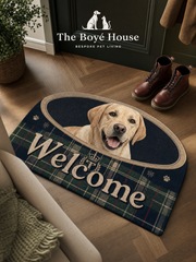 The Personalised Muddy Paws Dirt-Trapper Doormat | Custom Pet Name Mat