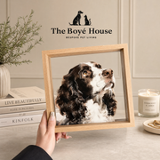 Handcrafted 3D Pet Plaque | Personalised Shadow Box Keepsake Gift