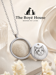 Custom Pet Portrait Dual-Chain Bracelet - Engraved Titanium Steel Memorial Jewelry, Personalized Dog Cat Photo Charm, Loss of Pet Remembrance Keepsake Gift