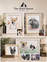 Commissioned Pet Portrait Drawing | The Ultimate Personalised Memorial Gift