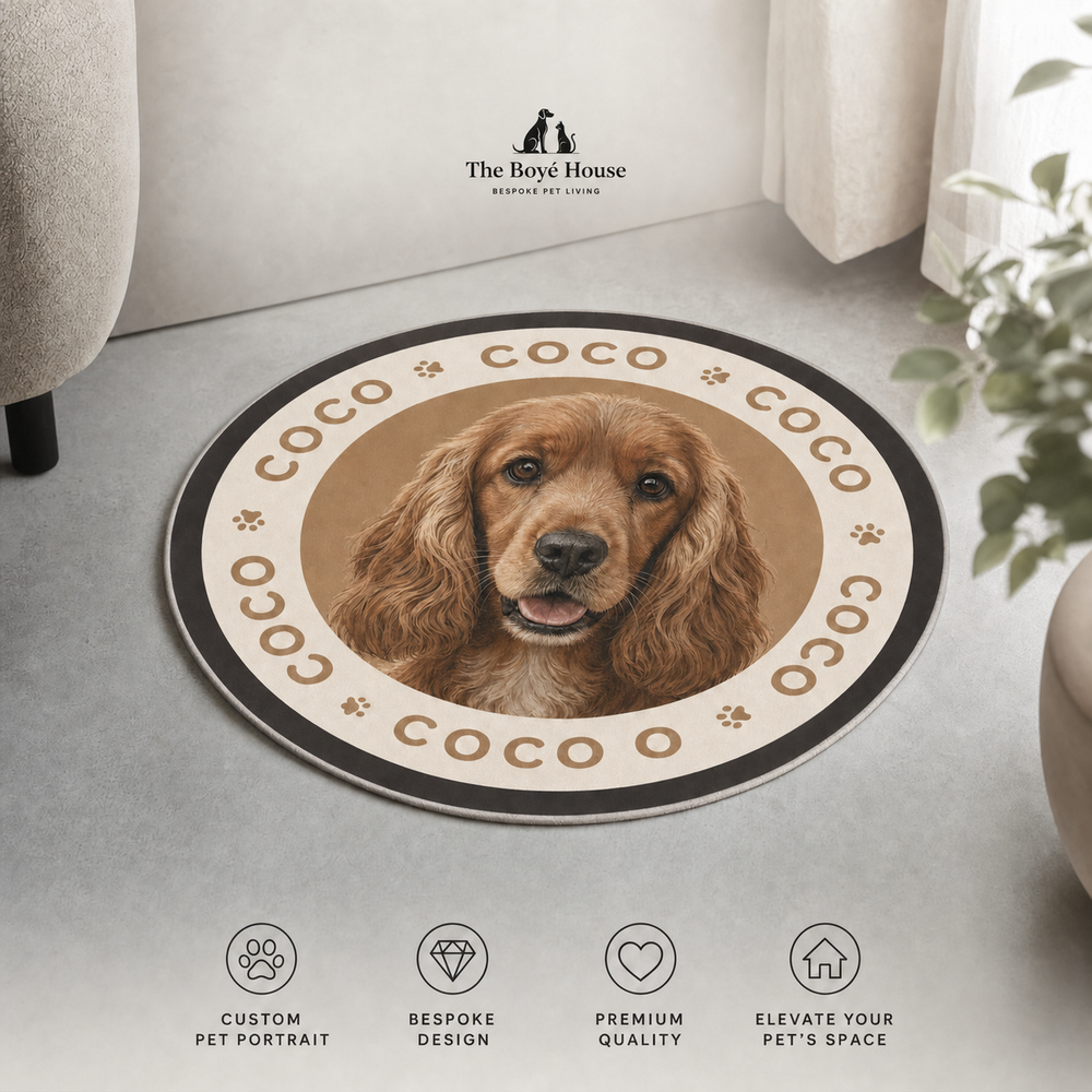 The Personalised Anti-Anxiety Pet Soothing Carpet | Custom Calming Mat