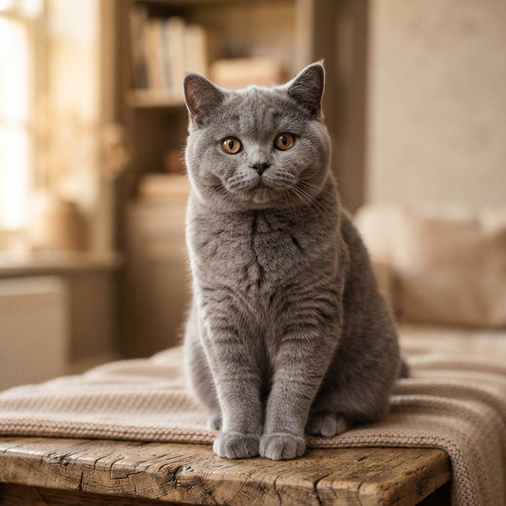 Clementine, a British shorthair cat